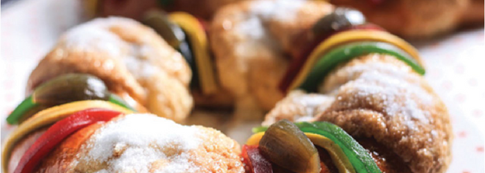 Receta de Rosca de Reyes de chocolate