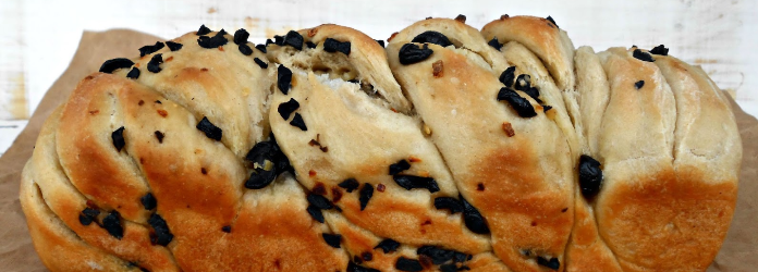 Receta para pan artesanal de aceitunas