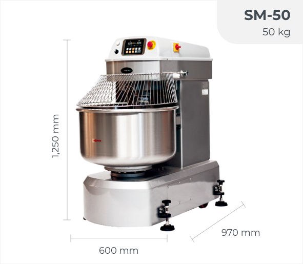 Amasadora Turbo SM2-50T 220V-3Ph-60Hz