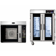 Camara de Fermentacion 16T 6040 SM-716F Digital y Horno Ecofan Conveccion Elec. SM-704E 4T 60x40cm