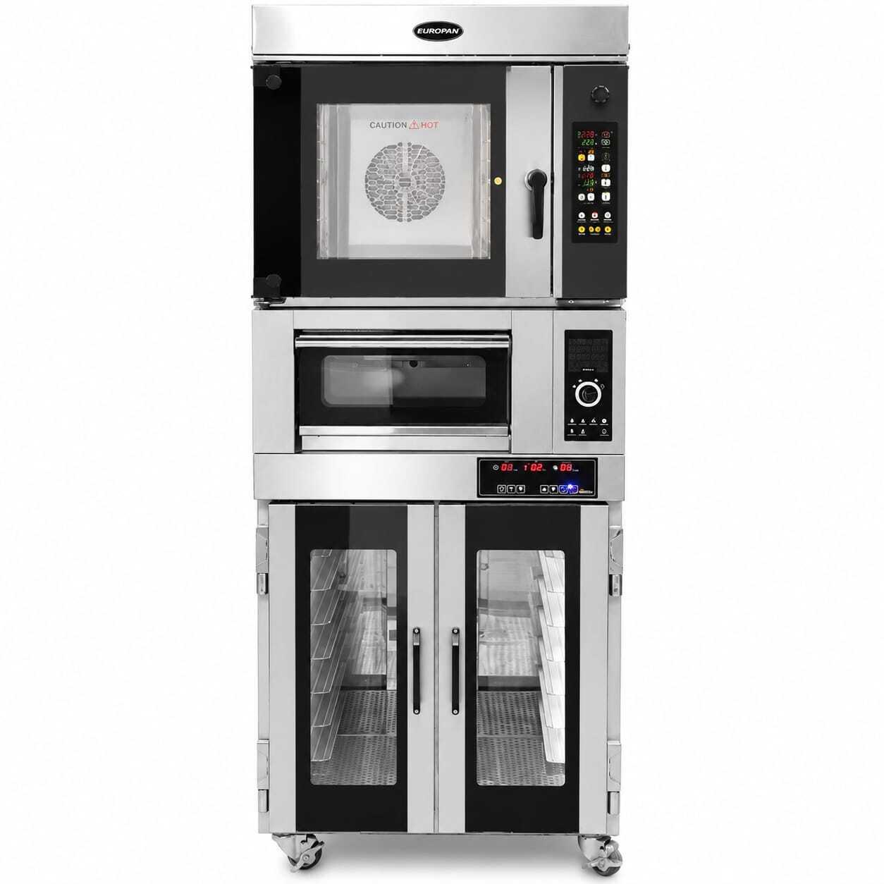 Conjunto de Horno ECOFAN SM - 704E 4T + horno de pisos Ecodeck + Cámara de fermentación SM
